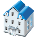 Two Storied House Icon 128x128 png